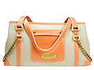 MAXX New York Handbags - Swagger Chain Canvas Top Handle (Natural/Blush) - Accessories,MAXX New York Handbags,Accessories:Handbags:Satchel