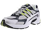 adidas Running - Deflect (Metallic Silver/Dark Navy/Electricity) - Men's,adidas Running,Men's:Men's Athletic:Running Performance:Running - General