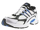 adidas Running - Deflect (Running White/Blue Bird/Metallic Silver/Black) - Men's,adidas Running,Men's:Men's Athletic:Running Performance:Running - General