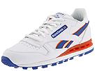 Buy discounted Reebok Classics - Classic Leather Thermo (White/Fluorescent Orange/Reebok Royal) - Men's online.