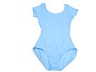 Capezio - Short Sleeve Leotard (Columbia Blue) - Accessories,Capezio,Accessories:Women's Apparel
