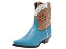 Tony Lama - VF5821 Pee-Wee (Turquoise/Camel) - Women's,Tony Lama,Women's:Women's Casual:Western