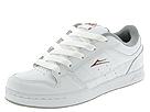 Lakai - MJ-2 (White/Maroon Pebble Leather) - Men's,Lakai,Men's:Men's Athletic:Skate Shoes