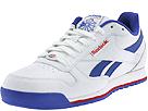 Buy discounted Reebok Classics - CL Court Leather Puerto Rico (White/Rbk Royal/Flash Red) - Men's online.