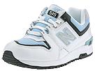 Buy discounted New Balance Classics - W579 (White/Blue/Black Leather/Mesh) - Women's online.