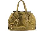 MAXX New York Handbags - Metallic Leather Plate Lg. Satchel (Bronze) - Accessories,MAXX New York Handbags,Accessories:Handbags:Satchel