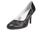 Type Z - CH 677/10133B (Black Goat Leather/White Trim) - Women's,Type Z,Women's:Women's Dress:Dress Shoes:Dress Shoes - High Heel