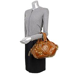 MAXX New York Handbags Diamond Dome Satchel