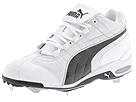 PUMA - Cell Metal K2 Mid (White/Black) - Men's,PUMA,Men's:Men's Athletic:Cleats