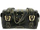 MAXX New York Handbags - Rugged Studs Flap Satchel (Black) - Accessories,MAXX New York Handbags,Accessories:Handbags:Satchel