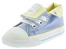 Buy discounted Converse Kids - Chuck Taylor All Star Pastel Roll Down Canvas Hi (Infant/Children) (Ice Blue/Banana) - Kids online.