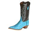 Tony Lama - 1241-L (Crystal Blue Full Quill Ostrich/Nicotine) - Women's,Tony Lama,Women's:Women's Casual:Casual Boots:Casual Boots - Pull-On