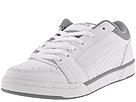 Vans - Sanford Low (White/Mid Grey Full Grain Leather) - Men's,Vans,Men's:Men's Athletic:Skate Shoes