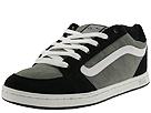 Vans - Estilo (Black/Mid Grey/White Suede) - Men's,Vans,Men's:Men's Athletic:Skate Shoes