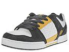 etnies - Bastien (Grey/White/Orange Suede/Action Leather) - Men's,etnies,Men's:Men's Athletic:Skate Shoes