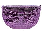 Whiting & Davis Handbags - Bow Half Moon Clutch (Purple) - Accessories,Whiting & Davis Handbags,Accessories:Handbags:Clutch