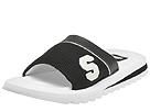 Skechers - Heatwaves - University (Black/White) - Women's,Skechers,Women's:Women's Casual:Casual Sandals:Casual Sandals - Slides/Mules