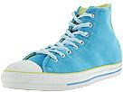 Buy discounted Converse - All Star Velour Hi (Blue/Lime) - Men's online.