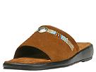 Minnetonka - Santa Fe Slide (Brown Suede Leather) - Women's,Minnetonka,Women's:Women's Casual:Casual Sandals:Casual Sandals - Slides/Mules