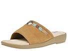 Minnetonka - Santa Fe Slide (Sand Suede Leather) - Women's,Minnetonka,Women's:Women's Casual:Casual Sandals:Casual Sandals - Slides/Mules