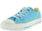 Buy discounted Converse - All Star Velour Ox (Blue/Lime) - Men's online.