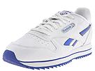 Buy discounted Reebok Classics - Classic Leather Swirl Ripple (White/Royal/Silver) - Men's online.