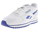 Buy Reebok Classics - Classic Leather Swirl Ripple (White/Royal/Silver) - Men's, Reebok Classics online.