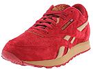 Reebok Classics - Classic Suede Perf (Triathalon Red/White) - Men's