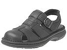 Hush Puppies - Key Biscayne (Black Leather) - Men's,Hush Puppies,Men's:Men's Casual:Casual Sandals:Casual Sandals - Fisherman