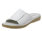 Hush Puppies - Response (White Leather) - Women's,Hush Puppies,Women's:Women's Casual:Casual Sandals:Casual Sandals - Slides/Mules