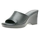 Aerosoles - Fair N Square (Black Leather) - Women's,Aerosoles,Women's:Women's Casual:Casual Sandals:Casual Sandals - Slides/Mules