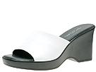 Aerosoles - Fair N Square (White Leather) - Women's,Aerosoles,Women's:Women's Casual:Casual Sandals:Casual Sandals - Slides/Mules