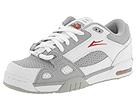 Lakai - Advantage (White/Grey Leather) - Men's,Lakai,Men's:Men's Athletic:Skate Shoes