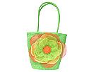 Inge Sport Handbags - Jumbo Net Flowers Tote (Lime) - Accessories,Inge Sport Handbags,Accessories:Handbags:Shoulder