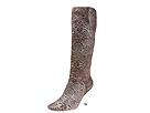 Irregular Choice - 2738-6A (Burgundy Leather With White Print) - Women's,Irregular Choice,Women's:Women's Dress:Dress Boots:Dress Boots - Knee-High