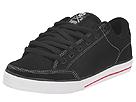 Circa - Lopez 50 (Black/White/Red Nubuck) - Men's,Circa,Men's:Men's Athletic:Skate Shoes