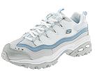 Buy discounted Skechers - Agility (White/blue leather) - Lifestyle Departments online.