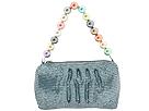 Whiting & Davis Handbags - Satin Mesh w/Multi-Color Pearls Top Zip (Blue) - Accessories,Whiting & Davis Handbags,Accessories:Handbags:Satchel