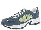 Buy Skechers - Vigor - Ace (Navy/Lime Satin) - Lifestyle Departments, Skechers online.