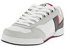 Circa - CX506 (Grey/White/Black Leather) - Men's,Circa,Men's:Men's Athletic:Skate Shoes