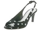 Naturalizer - Tassy (Black/White Polka Dot Fabric) - Women's,Naturalizer,Women's:Women's Dress:Dress Shoes:Dress Shoes - Sling-Backs