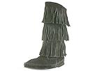 Buy Minnetonka - New 3-Fringe Boot (Black Suede) - Women's, Minnetonka online.