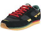Circa - CX110 (Black/Red/Green/Yellow Suede/Mesh) - Men's,Circa,Men's:Men's Athletic:Skate Shoes