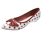 Buy discounted NaNa - Mandytie (New White/Red Spotted Goat Leather) - Women's online.