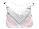 Kangol Bags - Striped Canvas Shoulder (Pink) - Accessories,Kangol Bags,Accessories:Handbags:Hobo