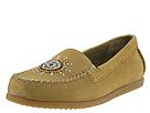 Minnetonka - New Sunburst Moc (Sand Suede Leather) - Women's,Minnetonka,Women's:Women's Casual:Casual Flats:Casual Flats - Moccasins