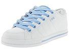 DVS Shoe Company - Dillinger W (White/Blue) - Women's,DVS Shoe Company,Women's:Women's Athletic:Surf and Skate