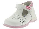 Petit Shoes - 43649 (Infant/Children) (White/Pink) - Kids,Petit Shoes,Kids:Girls Collection:Infant Girls Collection:Infant Girls First Walker:First Walker - Hook and Loop