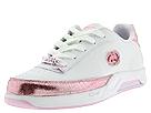 Rhino Red by Marc Ecko - Tustin - Delia (White Leather/Pink Metallic Trim) - Women's,Rhino Red by Marc Ecko,Women's:Women's Casual:Retro