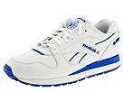 Buy discounted Reebok Classics - GL 6500 Leather SE (White/White/Ion Blue) - Men's online.